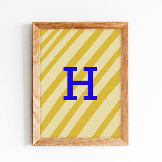 Funky Letter Alfabet - Poster babykamer