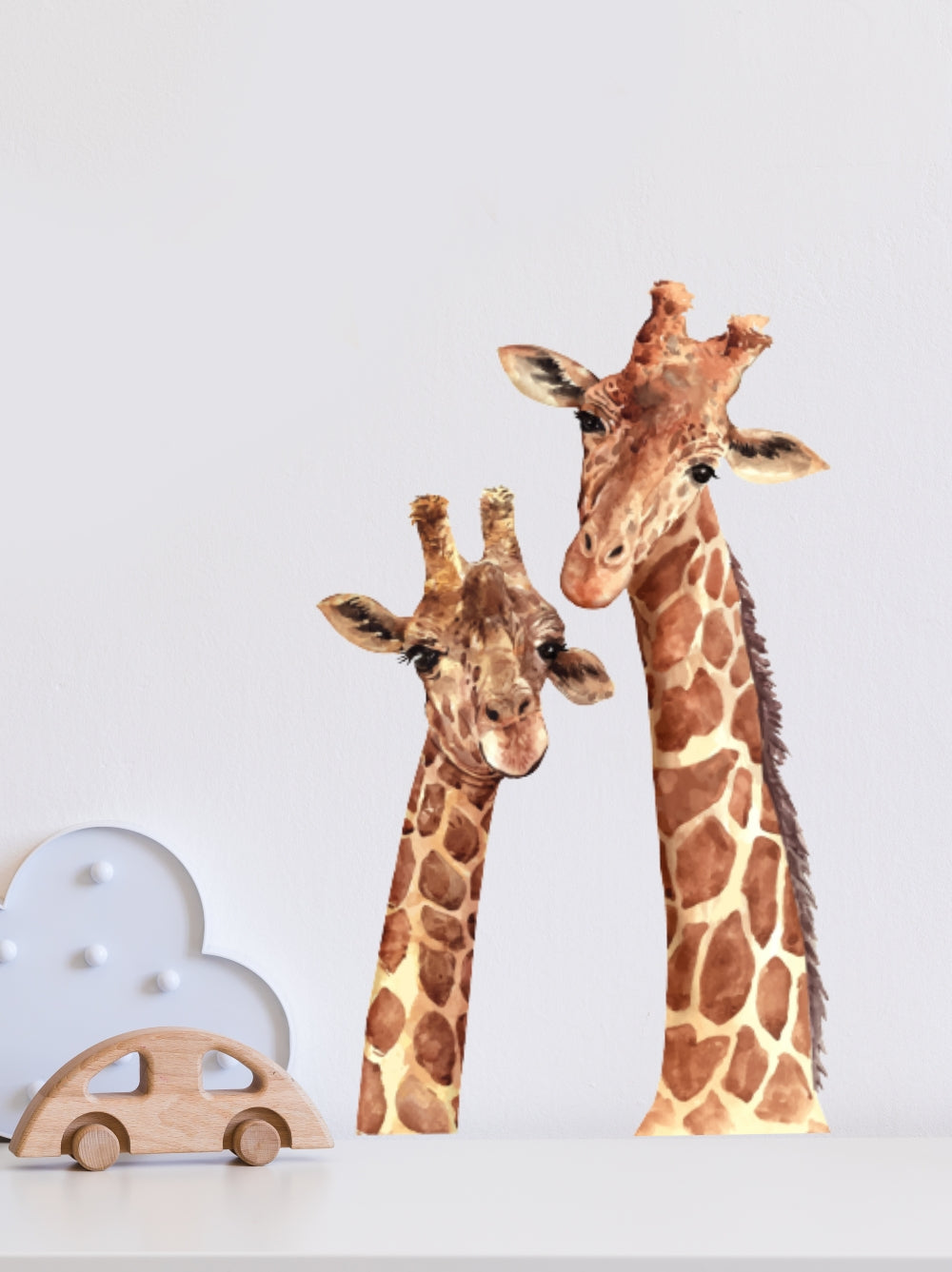Duidelijk maken Onzorgvuldigheid pianist Billie en Rose - Giraffe muursticker – Pompelmoes Kids